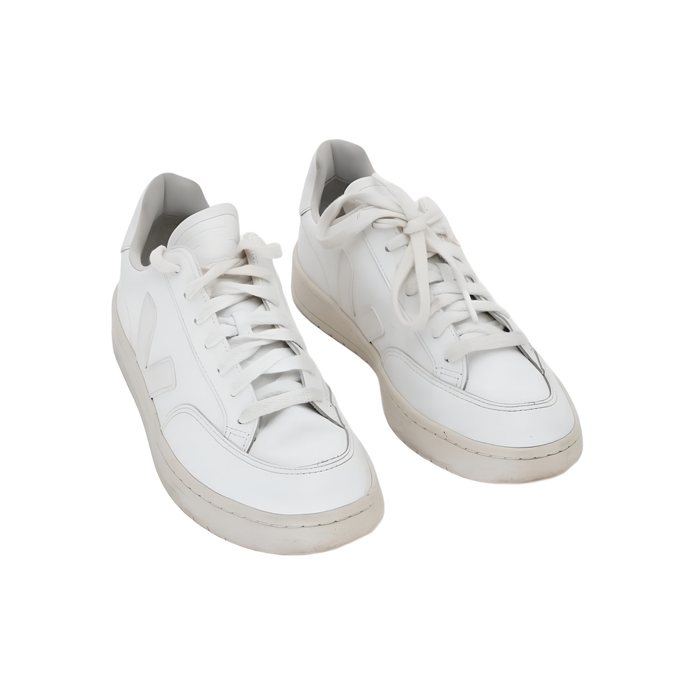 Veja Women's Sneakers V-12 Leather White Size 7